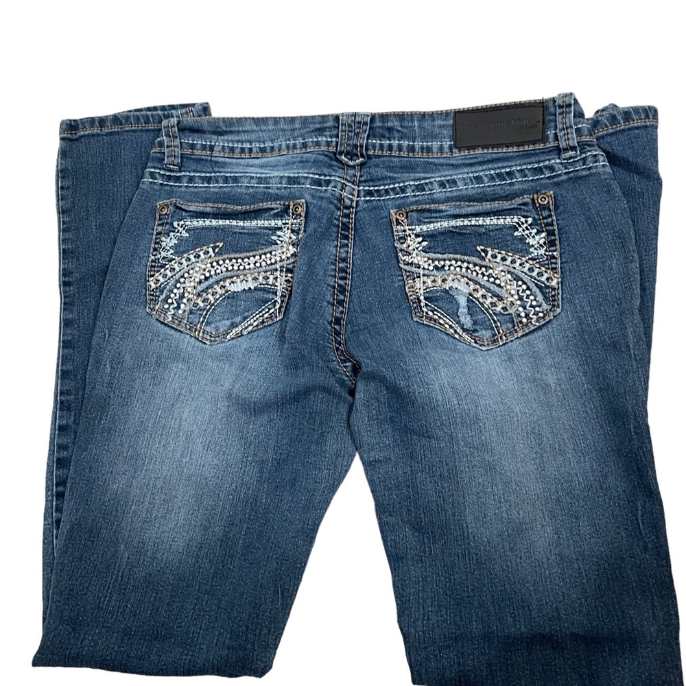 Two pairs of jeans juniors  rue 21 sizes 5/6 R - Picture 6 of 6